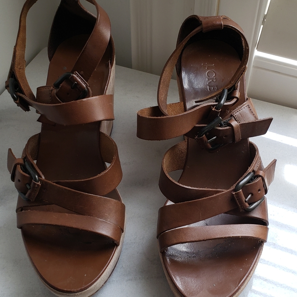JCrew Platform Sandals